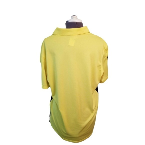 Nike Men's Dri Fit Solid Golf Polo Yellow Size XL ⛳️‎ - Picture 2 of 6
